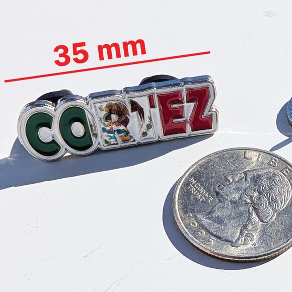 Pin Cortez Pin for Caps Clothing Enamel Badge Mexican Flag Pin Mex Flag Cortez - Picture 5 of 5